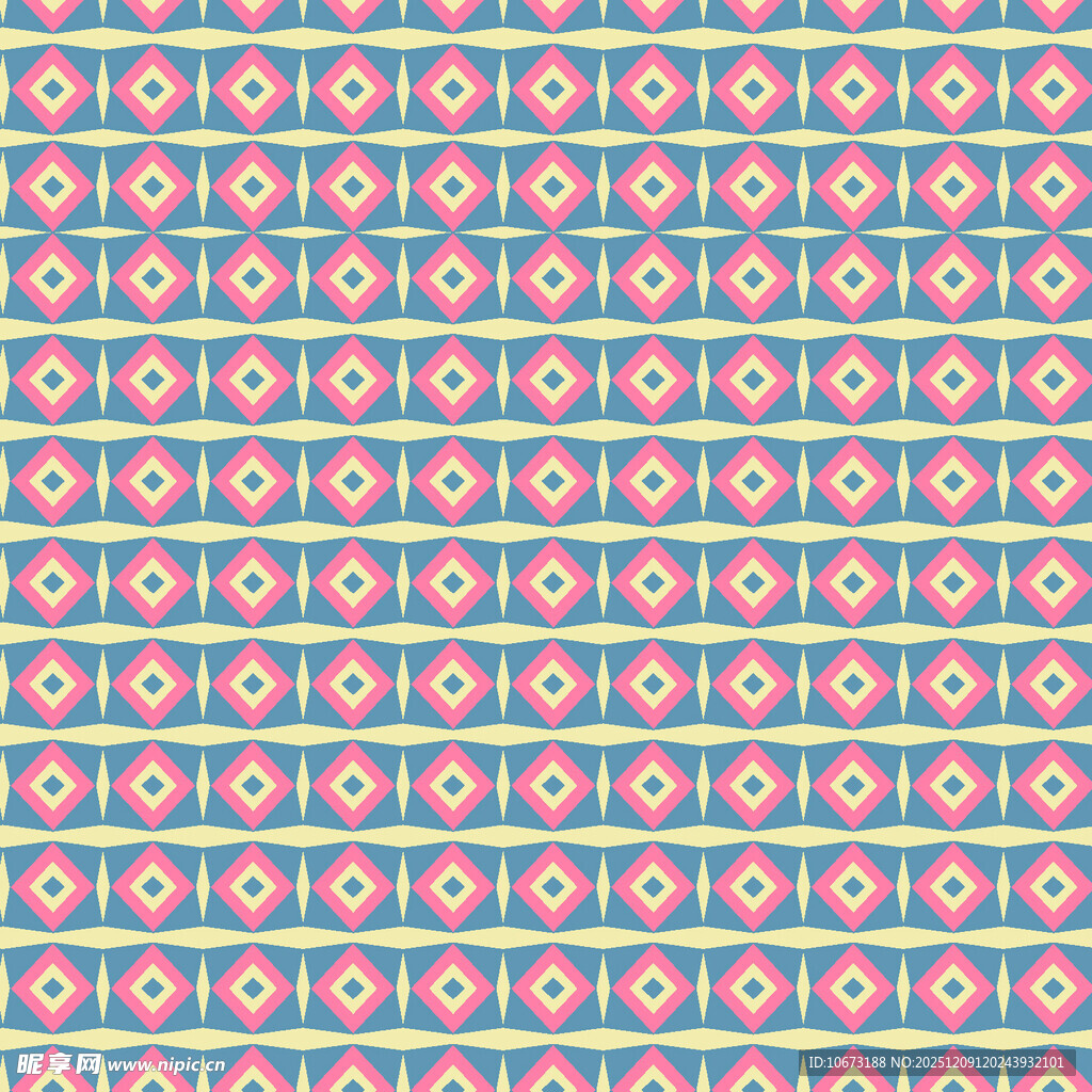 多彩几何图案无缝背景