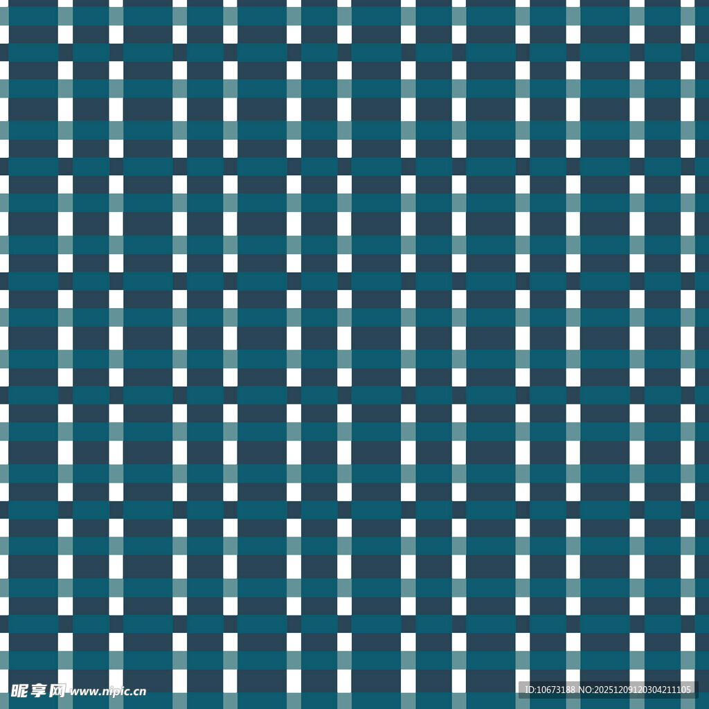 蓝底白格几何图案背景