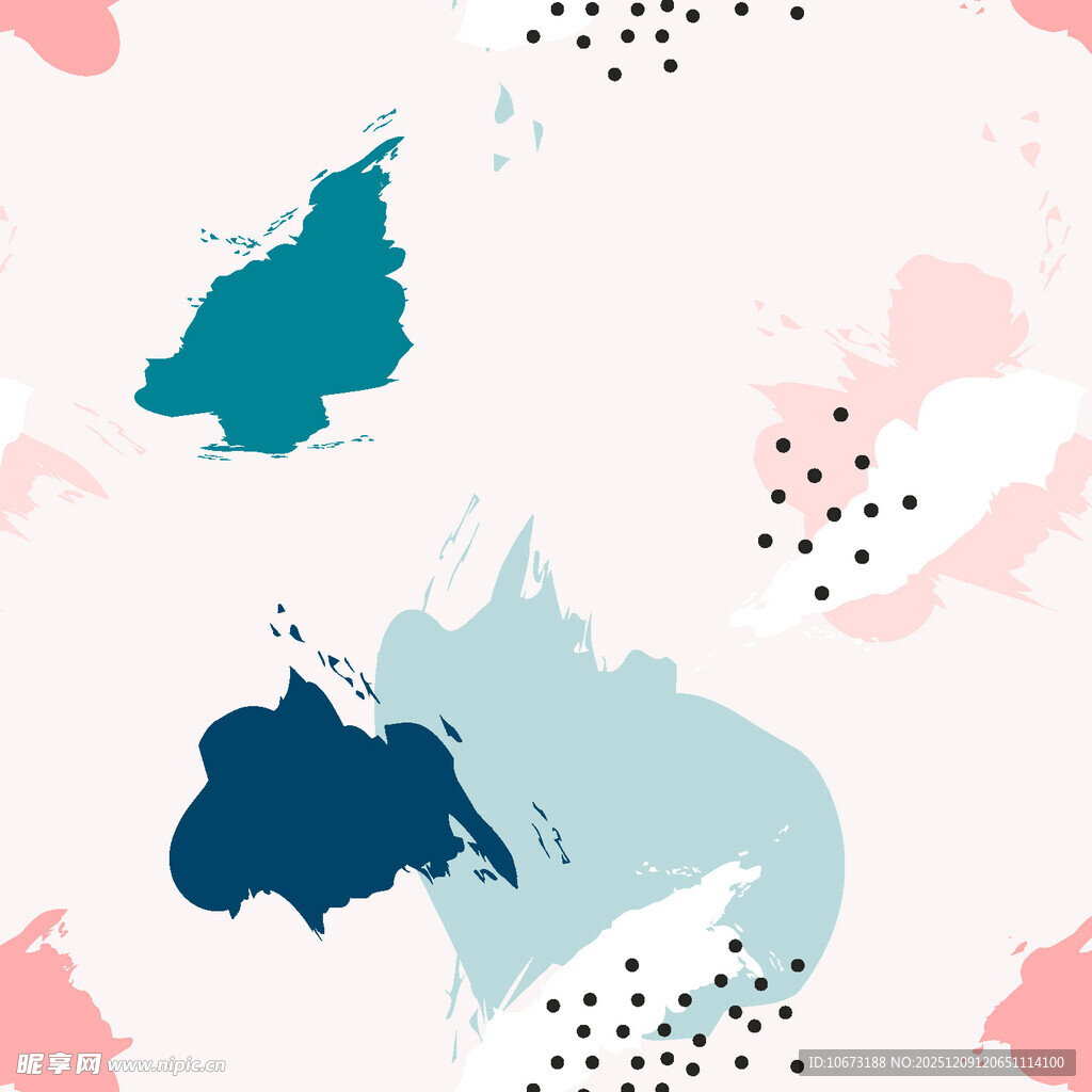 抽象水彩墨点图案背景