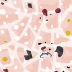 卡通风格趣味几何图案背景