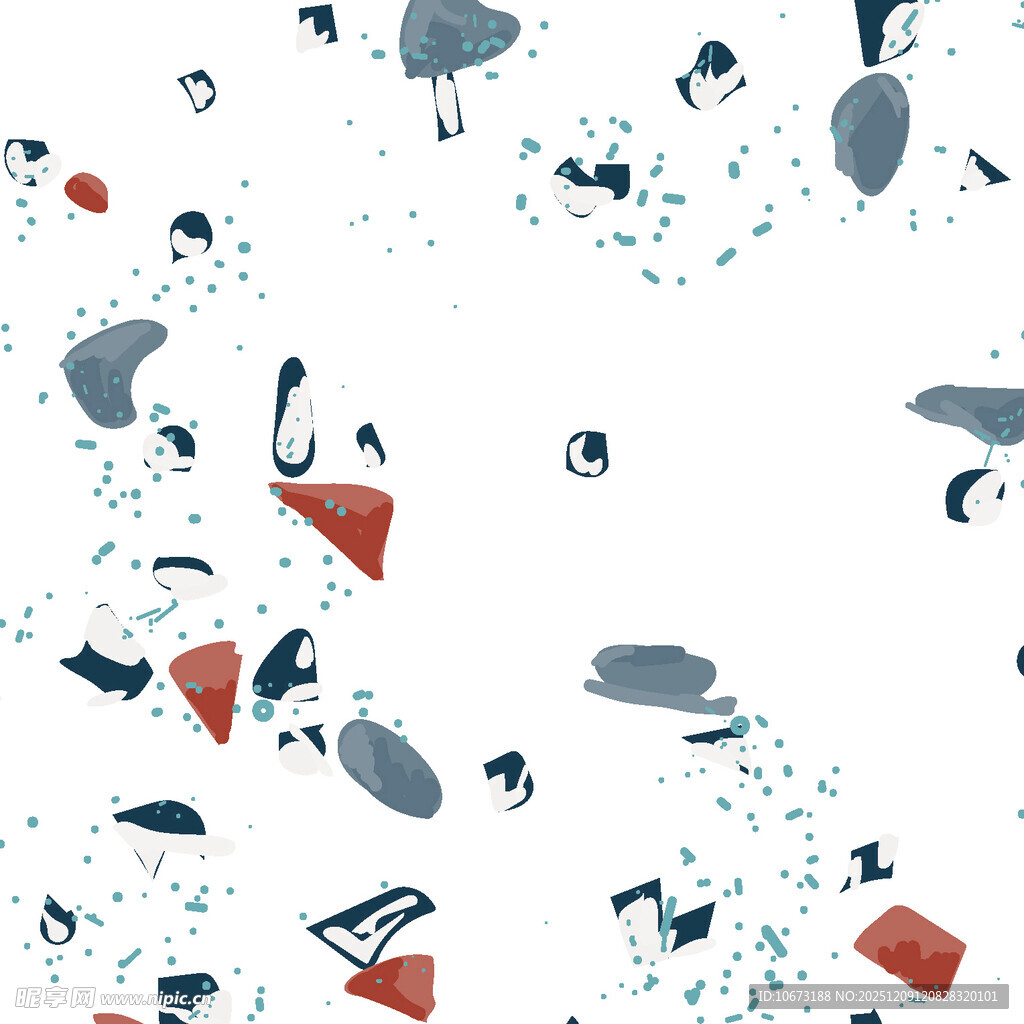 海洋垃圾环绕的海洋生物