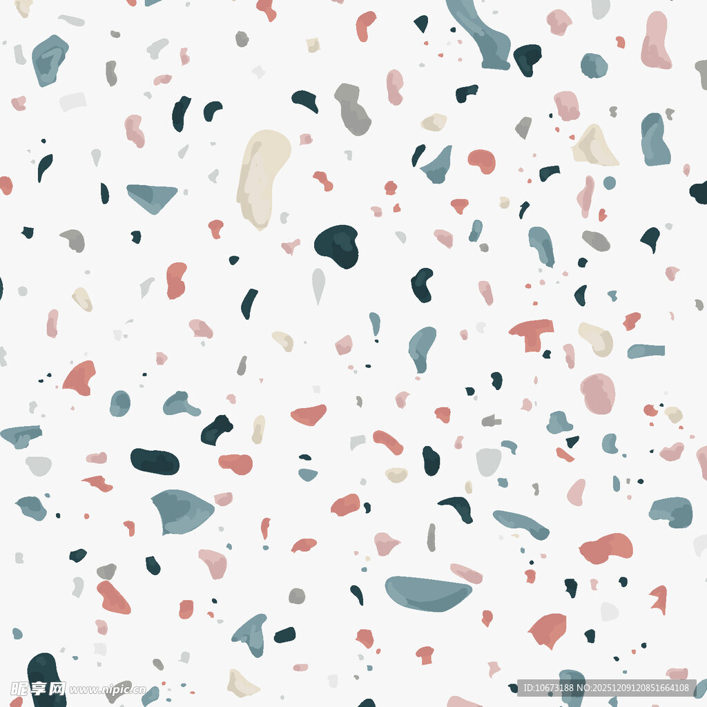 多彩水磨石纹理图案