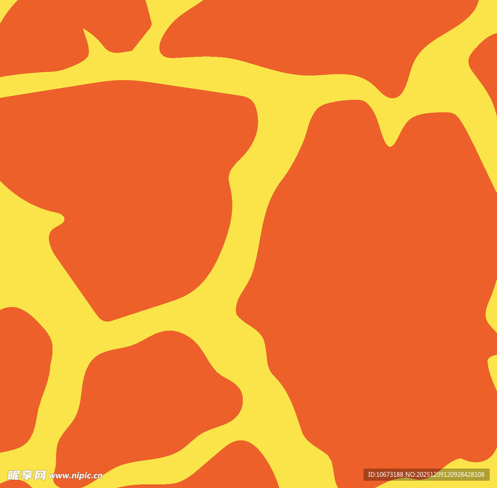 长颈鹿斑纹图案