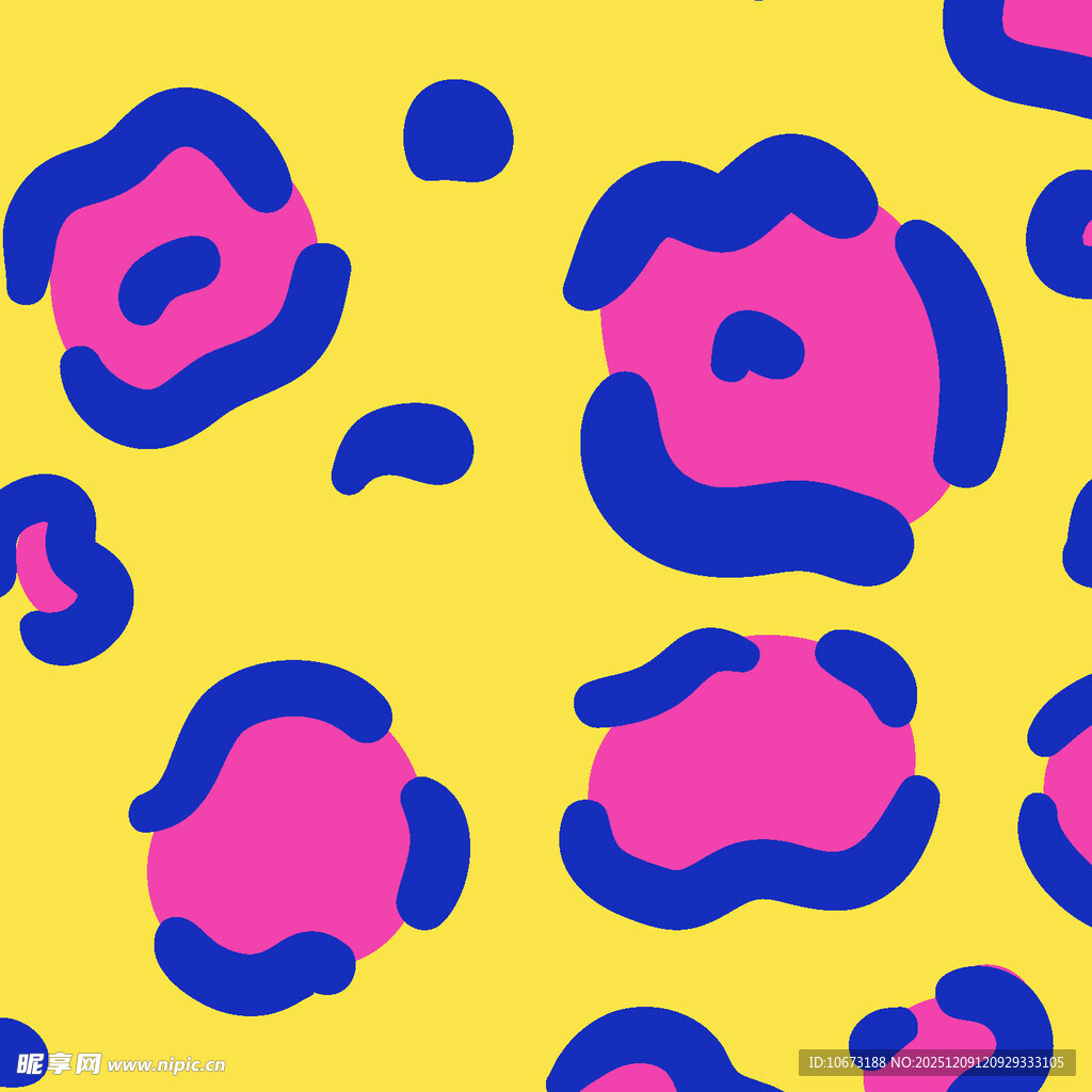 多彩豹纹图案背景