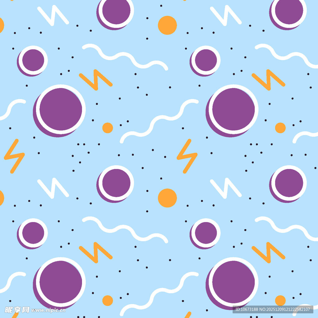 波点闪电图案背景