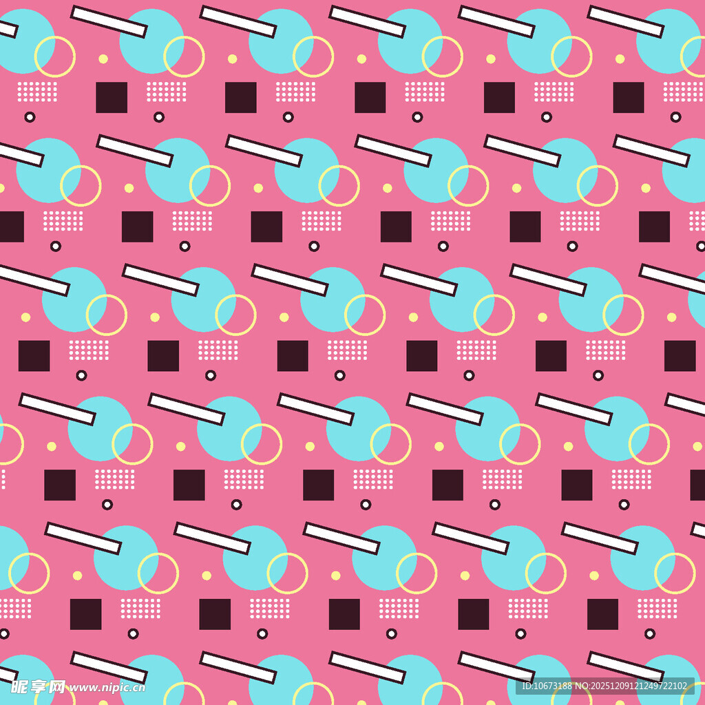 粉色背景吉他图案花纹