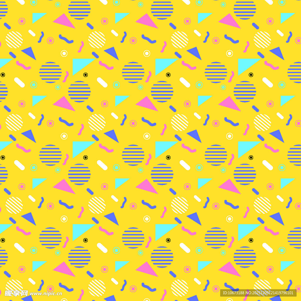 多彩几何图案背景纹理