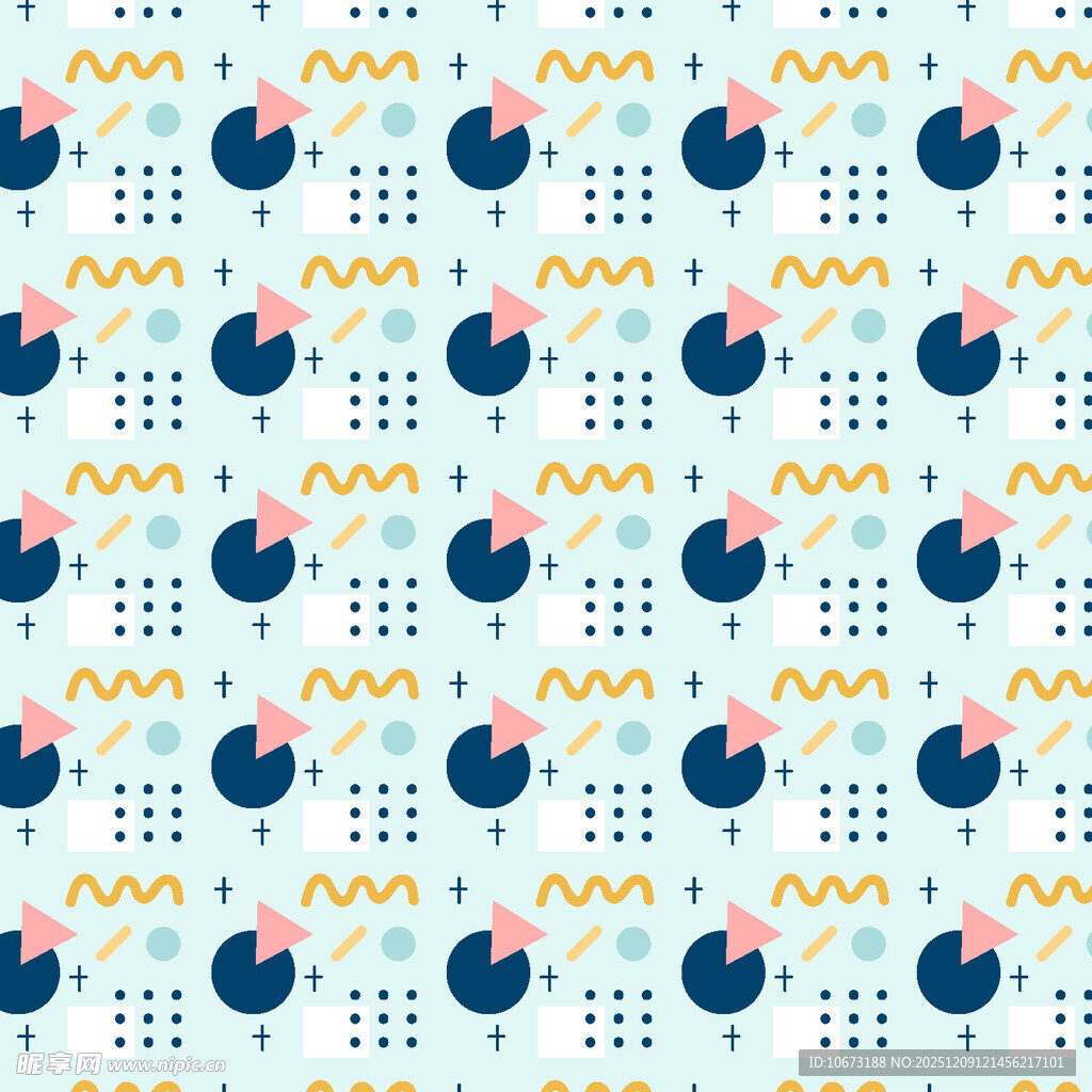 几何图案无缝背景纹理