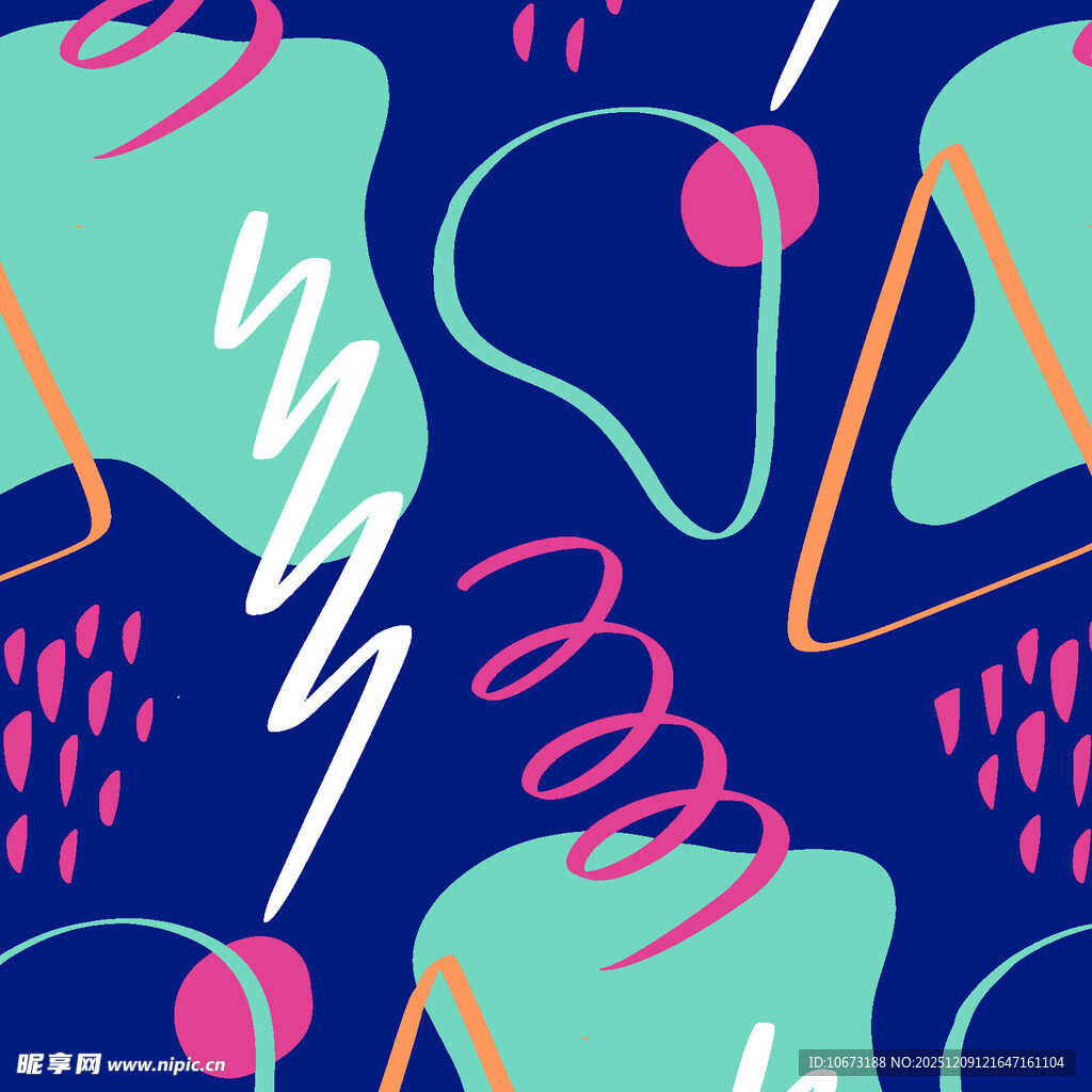 抽象几何多彩图案背景