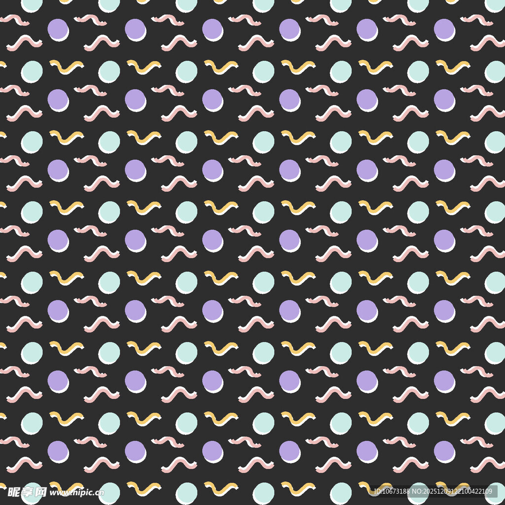 波点箭头几何图案背景