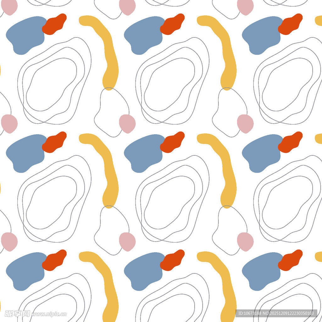 卡通厨具图案背景