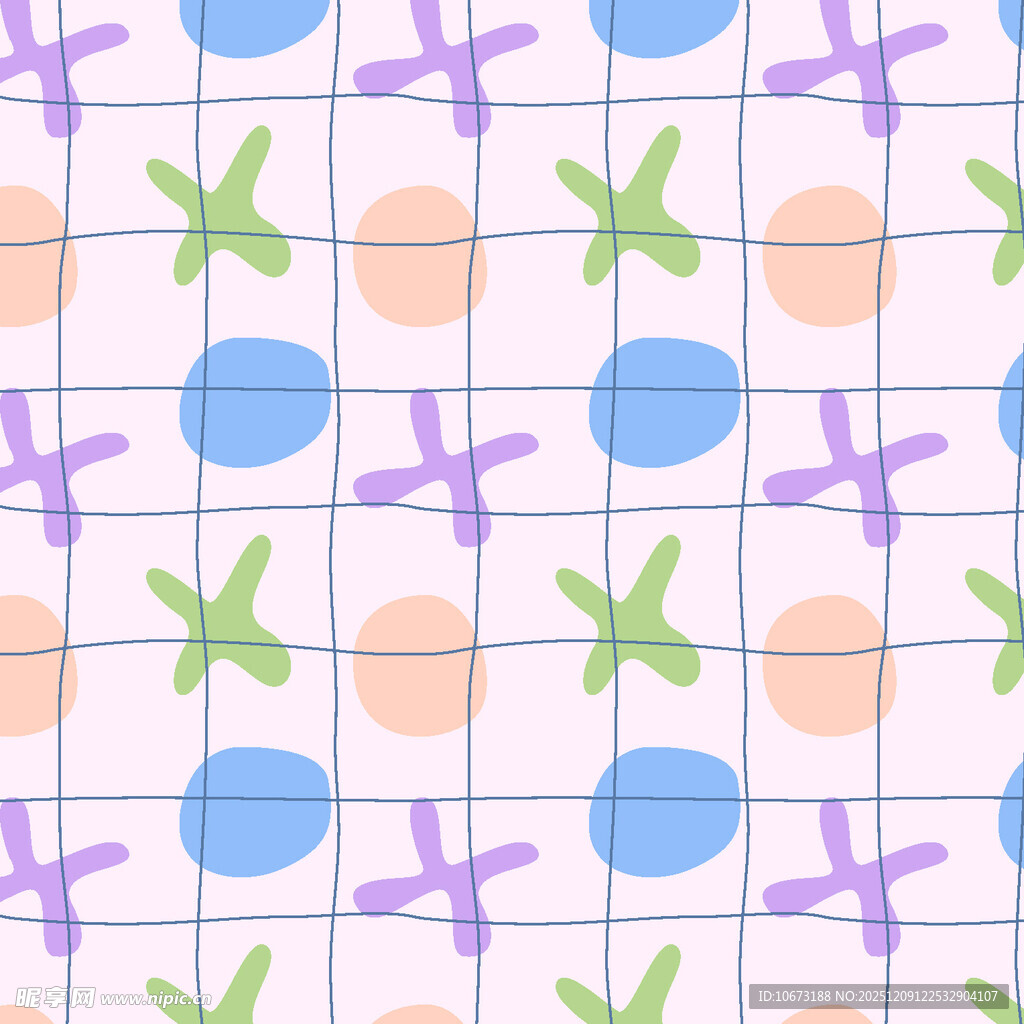 多彩几何图案无缝背景