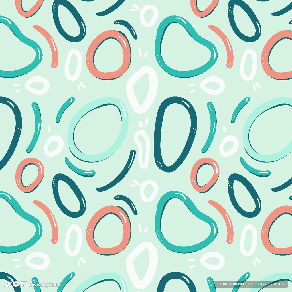 清新几何图案背景纹理