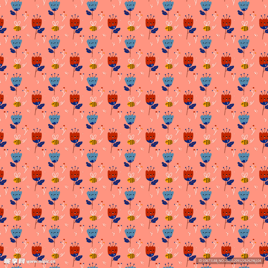 粉色背景爱心图案纹理