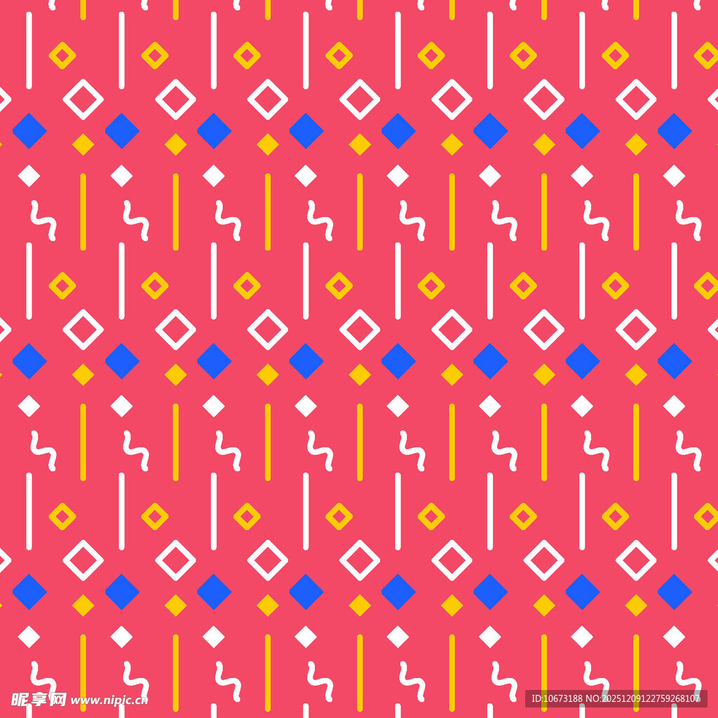 几何图案红色背景纹理