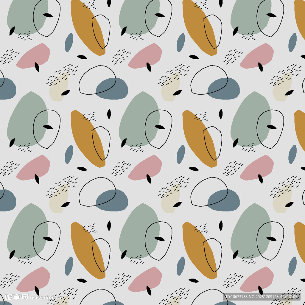 多彩几何图案背景设计