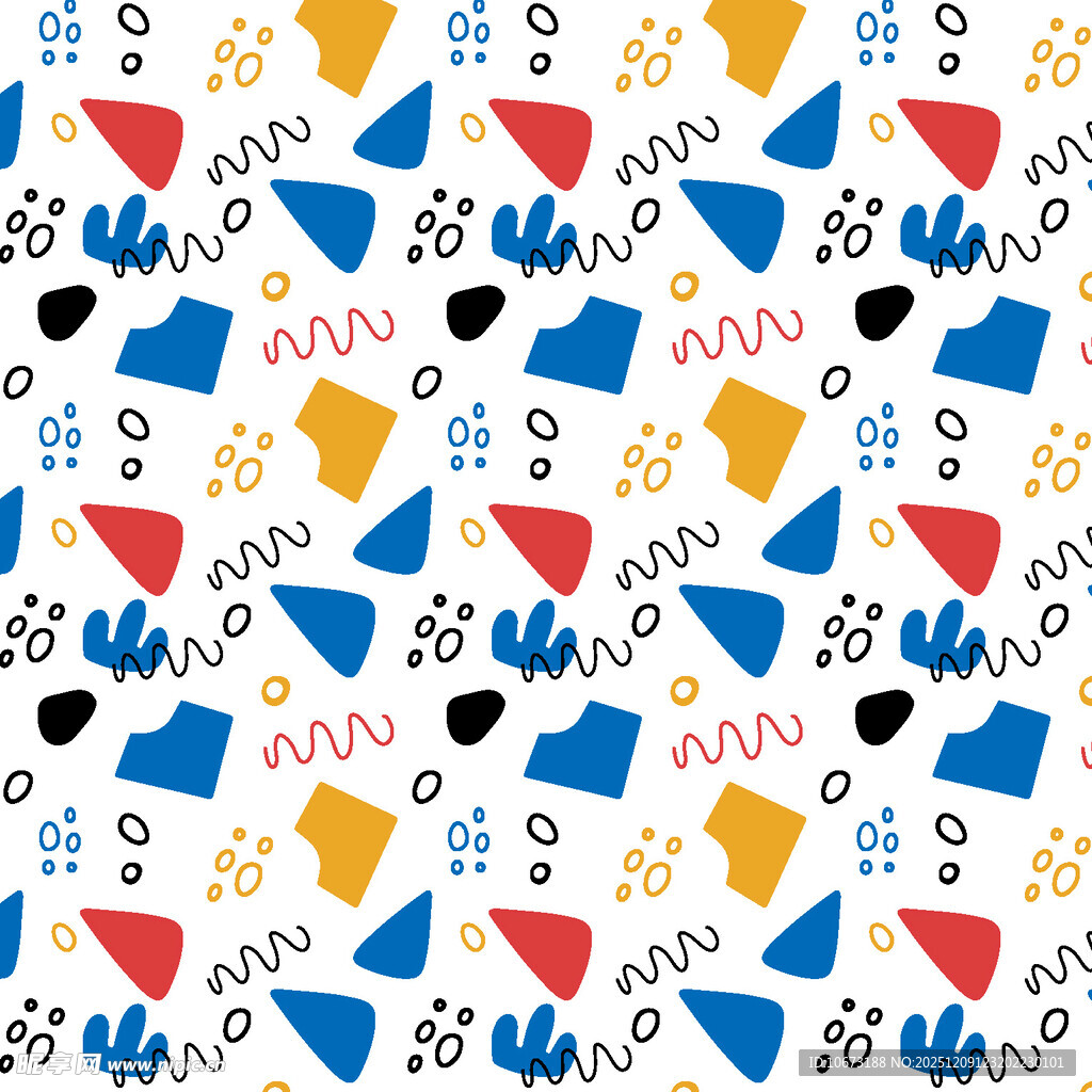 多彩几何图案背景