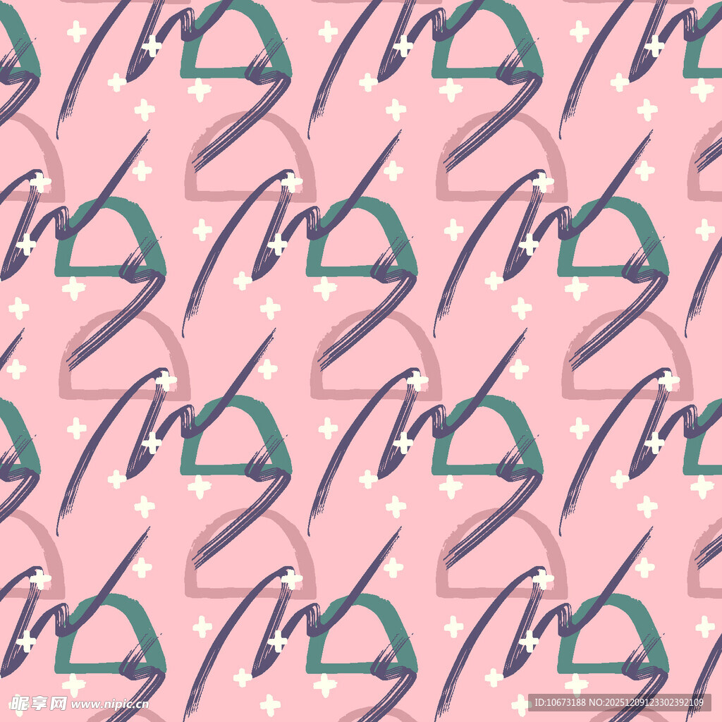 粉色背景眼镜图案纹理