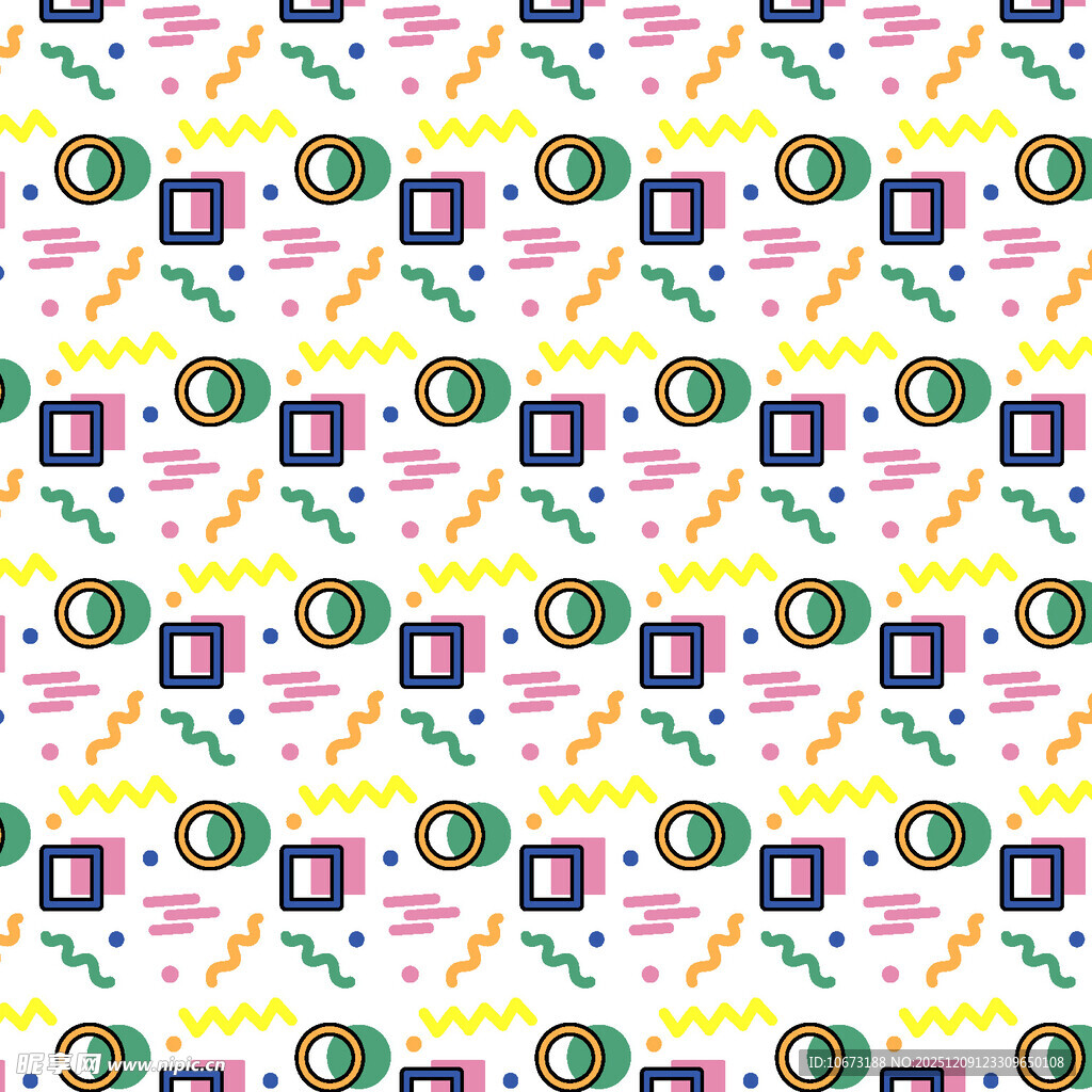 多彩几何图案背景纹理