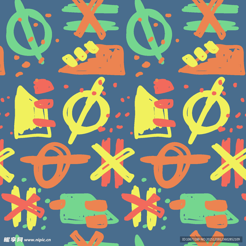 多彩几何图案装饰背景