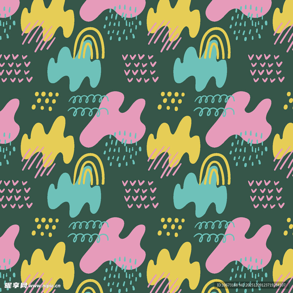 多彩抽象图案背景设计