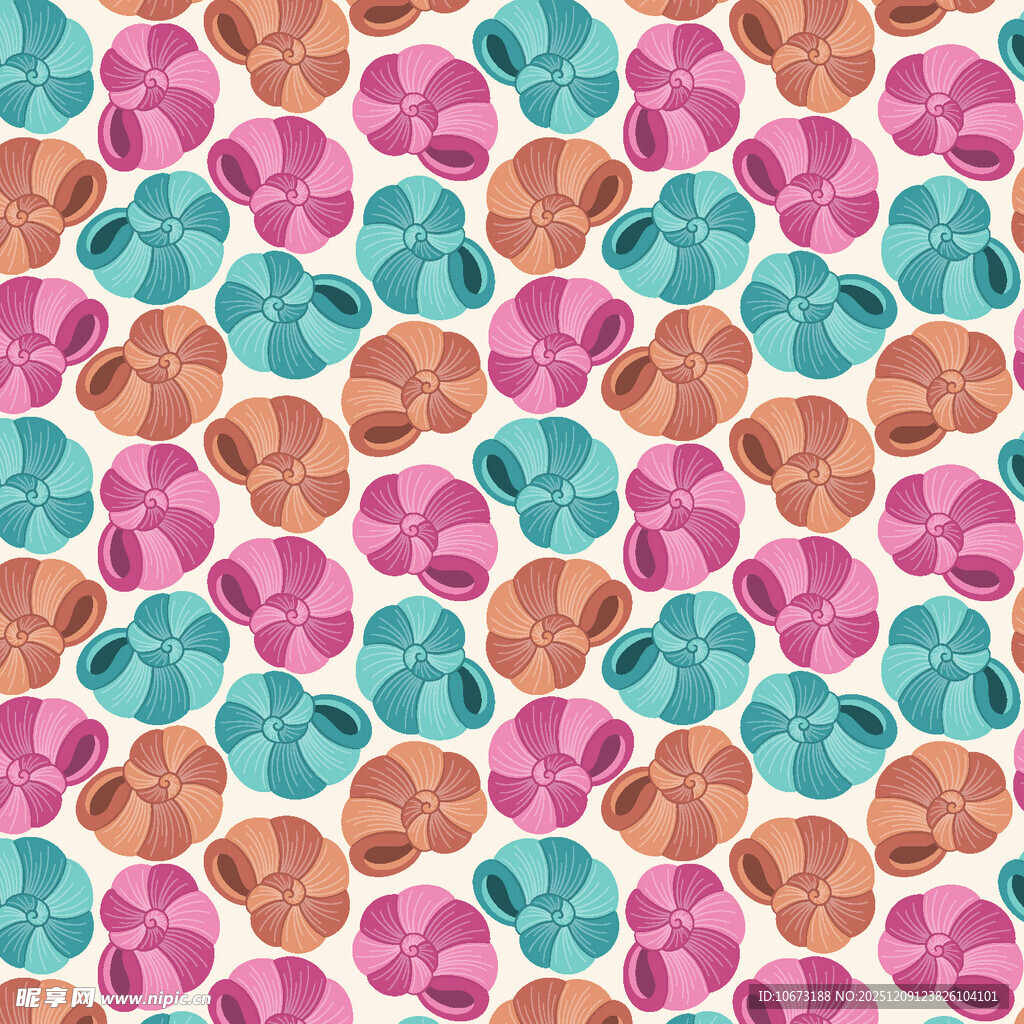 多彩几何图案背景纹理