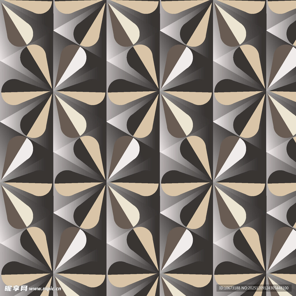 几何图案瓷砖纹理设计