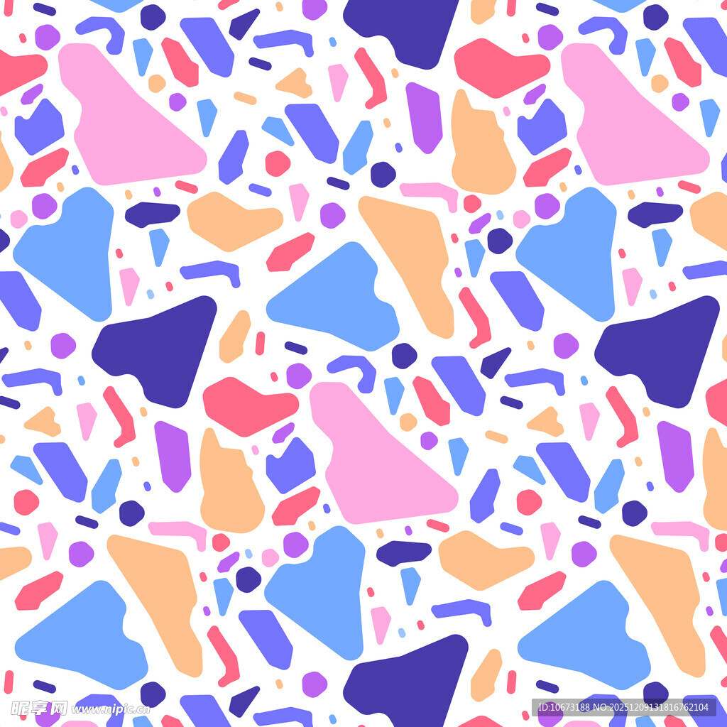 多彩几何图案背景