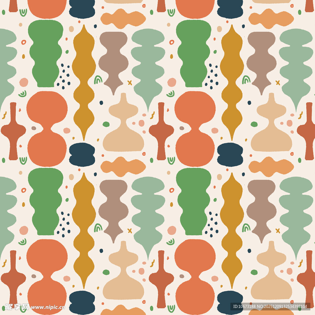 几何图案多彩抽象背景