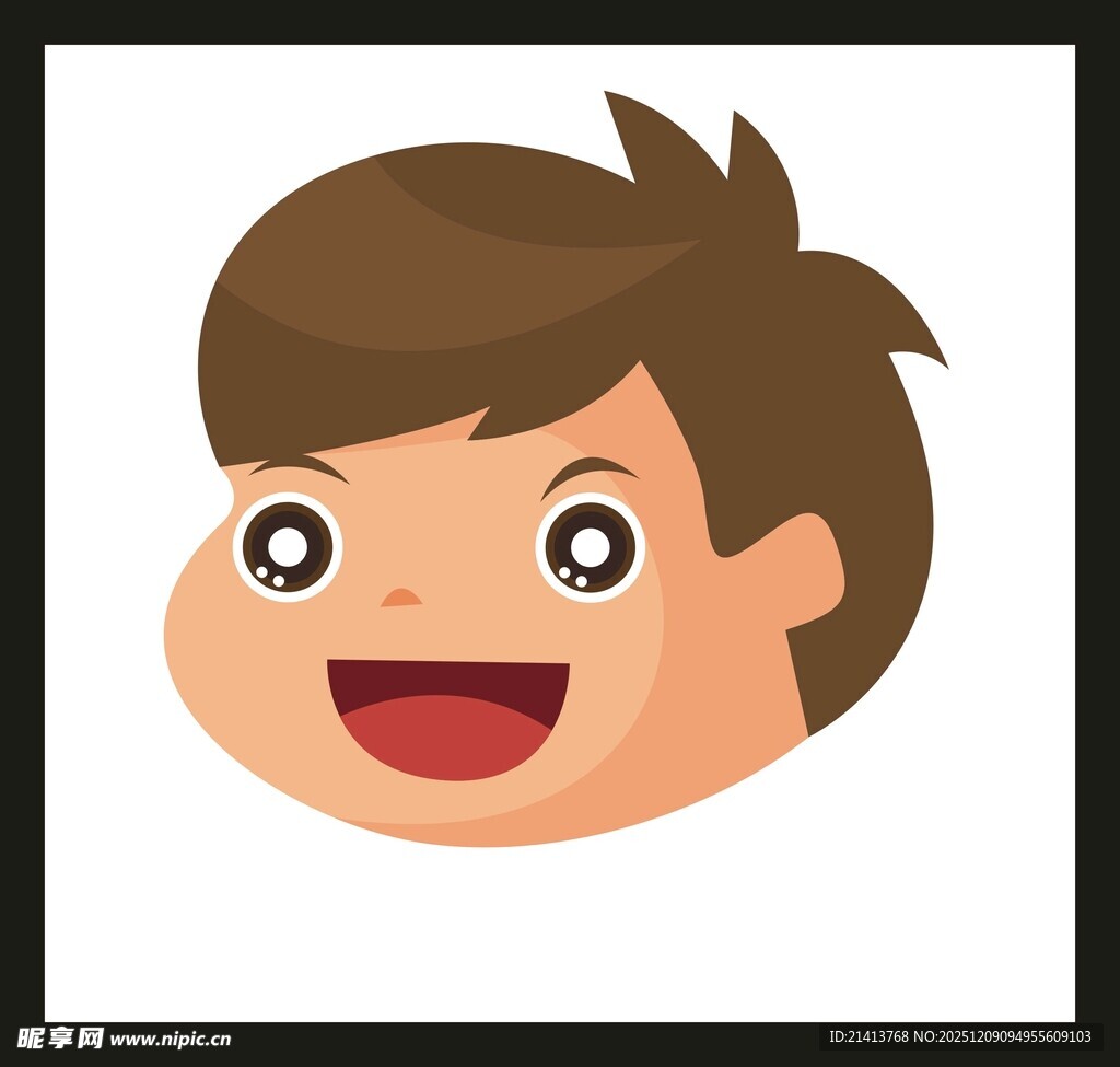 快乐小男孩头像
