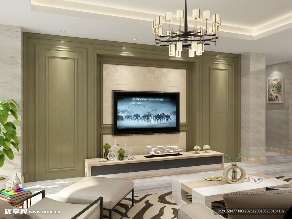 现代简约风格客厅展示