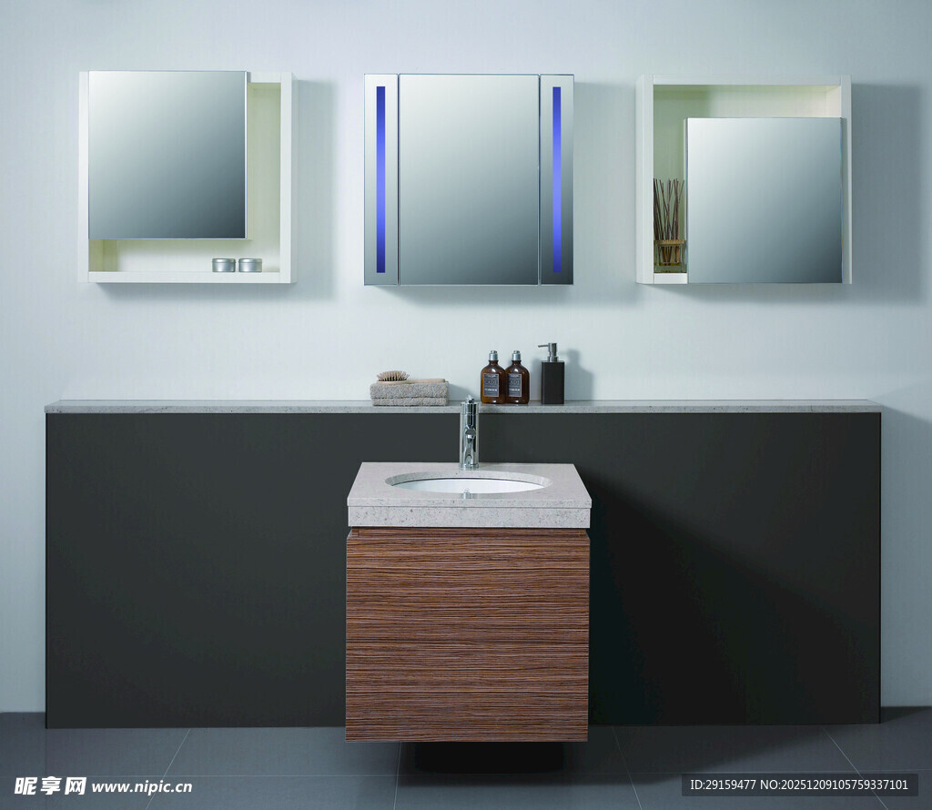 现代简约风格浴室洗手台