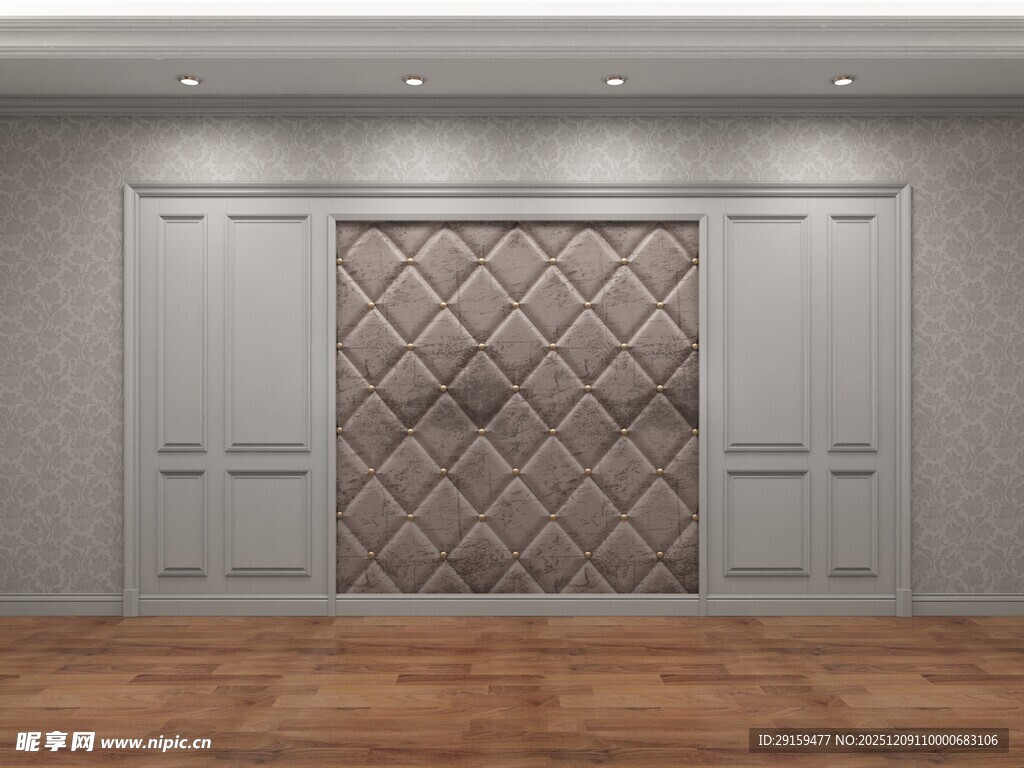 现代简约风格室内衣柜背景