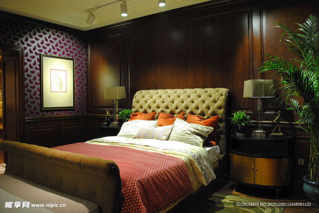 豪华卧室温馨舒适场景