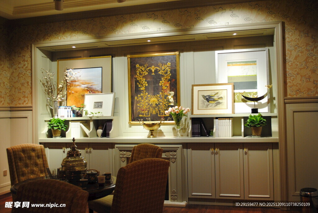 优雅客厅装饰展示