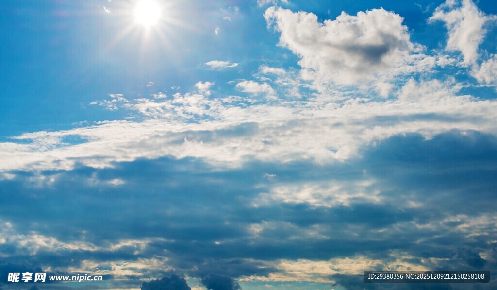 蓝天白云背景
