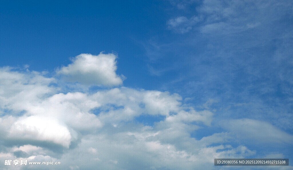 蓝天白云背景
