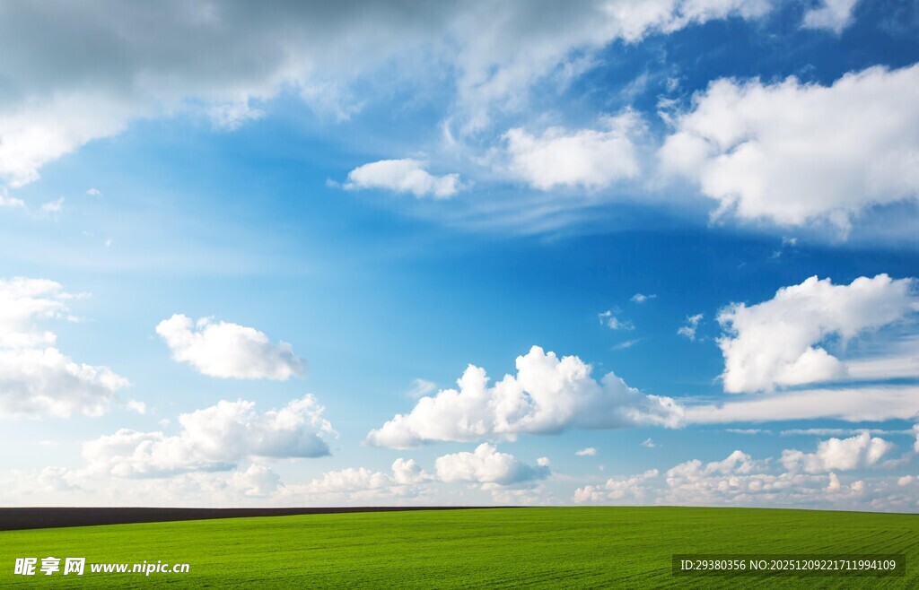 蓝天白云背景