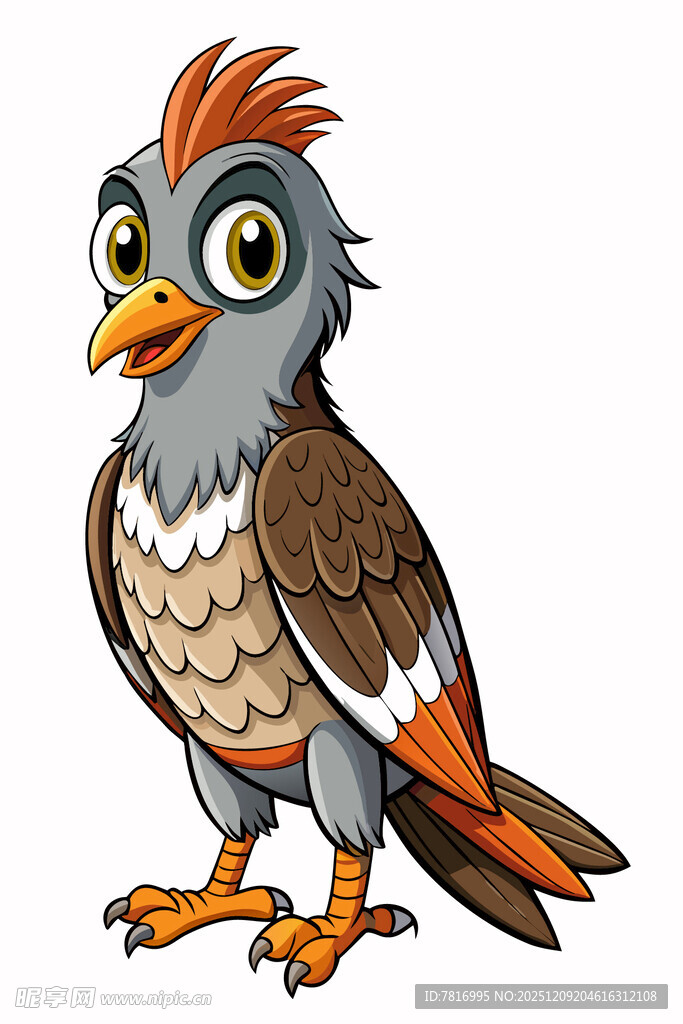 可爱卡通小鸟形象