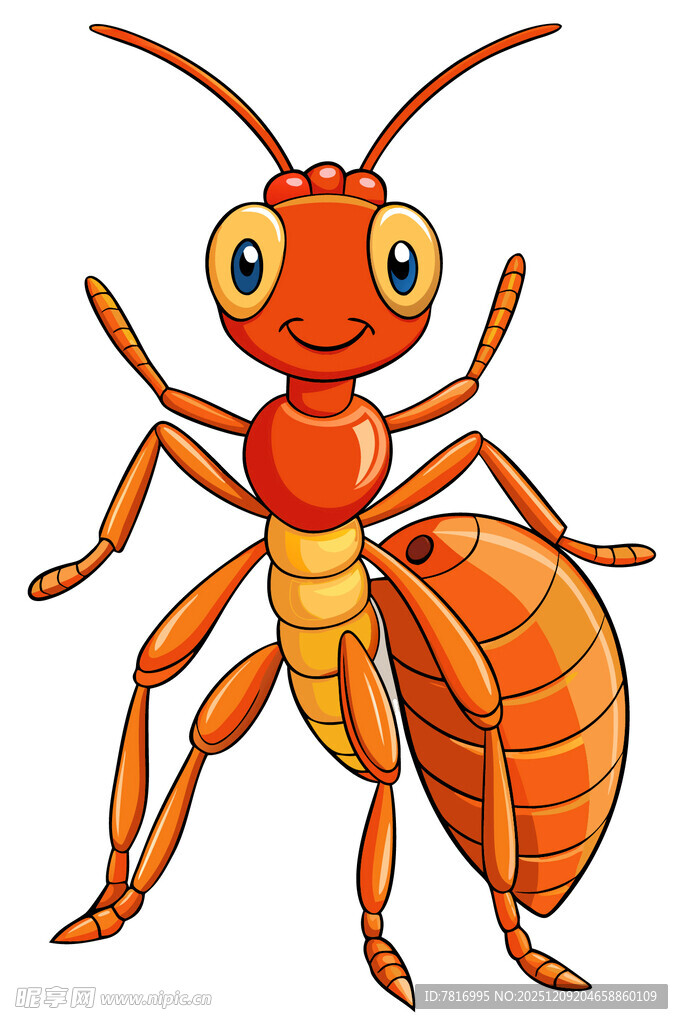 可爱卡通蚂蚁形象