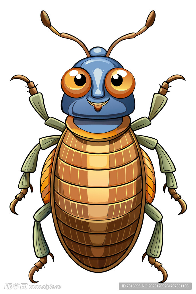 可爱卡通甲虫形象