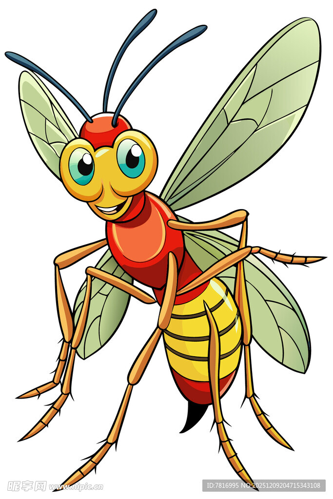 可爱卡通黄蜂形象