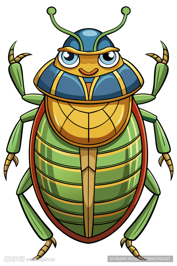 卡通圣甲虫形象