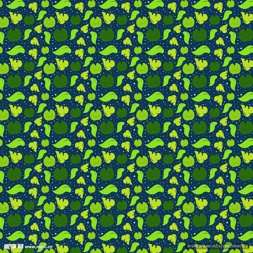 绿色三叶草图案背景