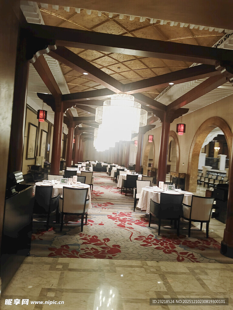 典雅欧式风格餐厅室内景