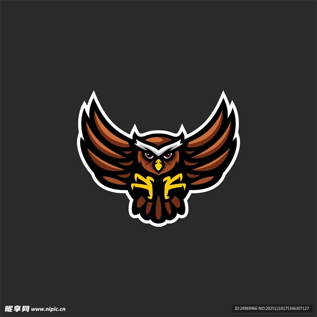 展翅雄鹰标志设计