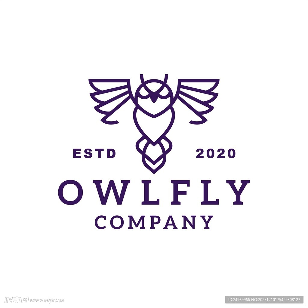 猫头鹰公司标志设计