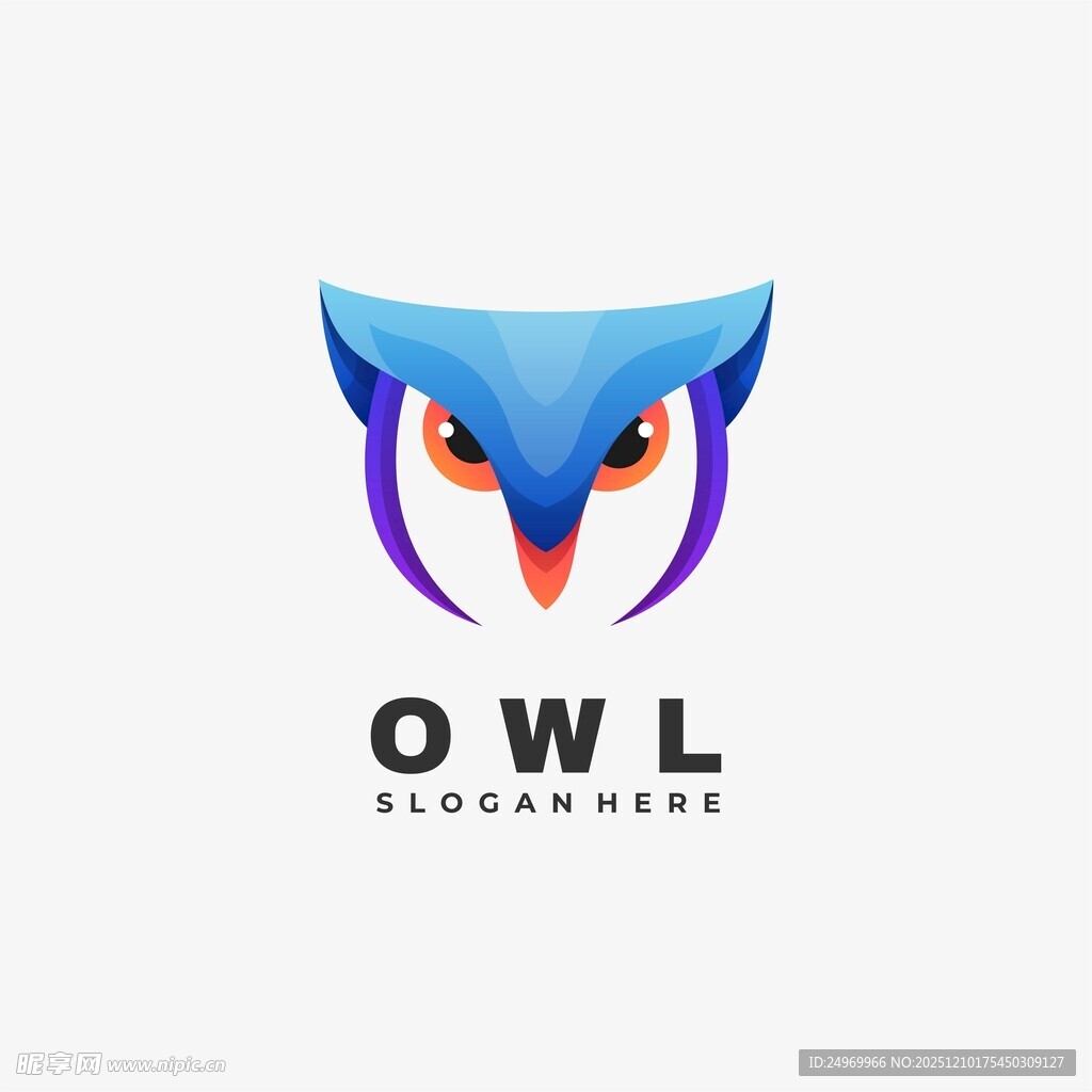 猫头鹰标志设计