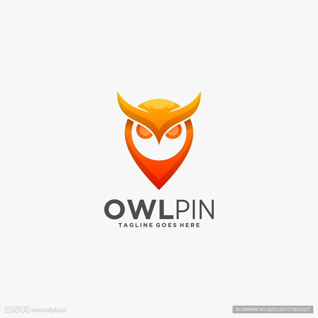 猫头鹰标志设计