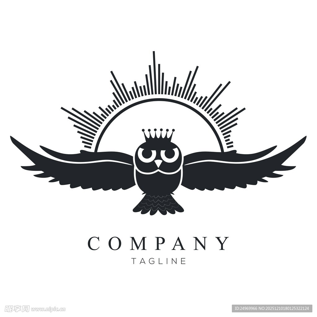 猫头鹰公司标志设计